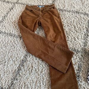 GAP Brown Straight Fit Corduroy Trousers